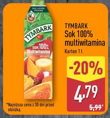 TYMBARK Sok 100% multiwitamina