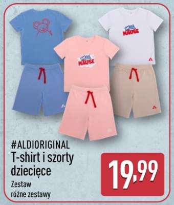 #ALDIORIGINAL T-shirt i szorty dziecięce