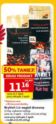 Brykiet lub węgiel drzewny