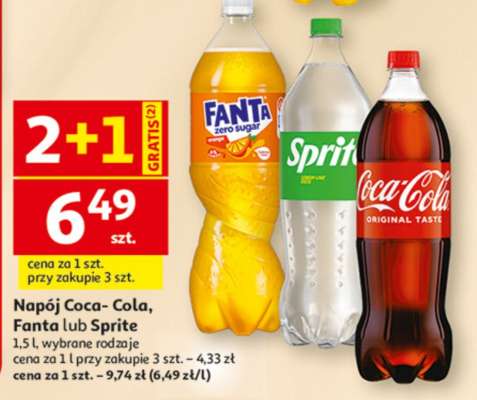 Napój Coca-Cola, Fanta lub Sprite