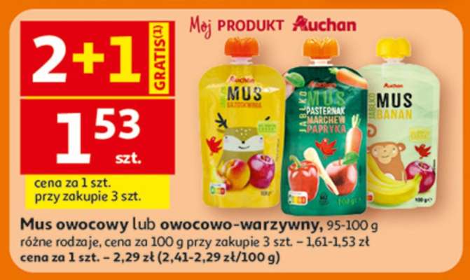 Mus owocowy lub owocowo-warzywny