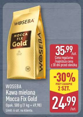 Woseba Kawa mielona Mocca Fix Gold