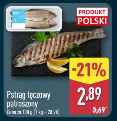 Pstrąg tęczowy – patroszony