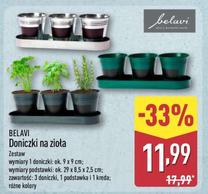 BELAVI Doniczki na zioła