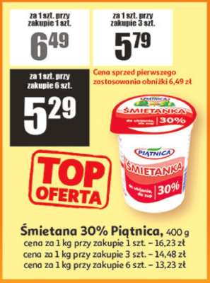Śmietana 30% Piątnica