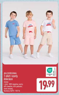 #ALDIORIGINAL T-shirt i szorty dziecięce