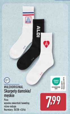 #ALDIORIGINAL Skarpety damskie/męskie