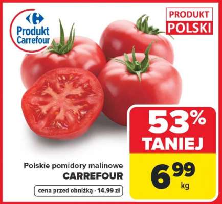 Polskie pomidory malinowe