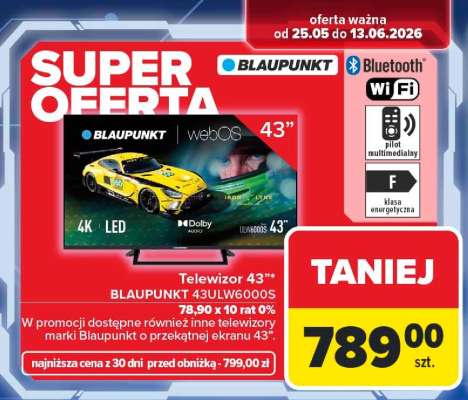 Telewizor 43" BLAUPUNKT 43ULW6000S