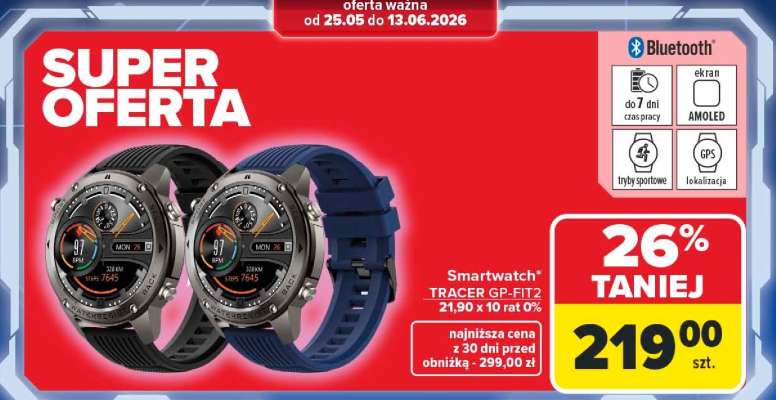 Smartwatch Tracer GP-Fit2