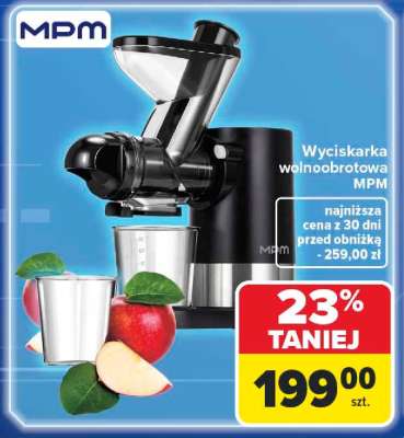 Wyciskarka wolnoobrotowa MPM
