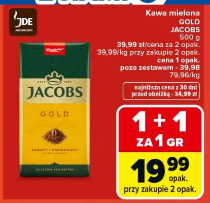 Kawa mielona Gold Jacobs