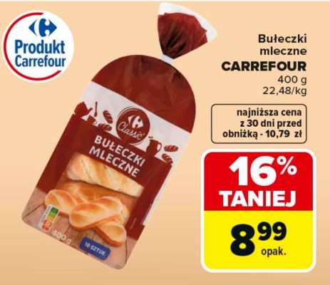 Bułeczki mleczne Carrefour