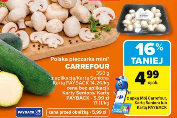 Polska pieczarka mini CARREFOUR