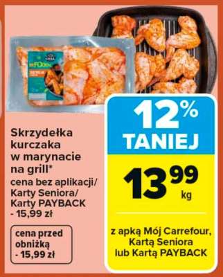 Skrzydełka kurczaka w marynacie na grill