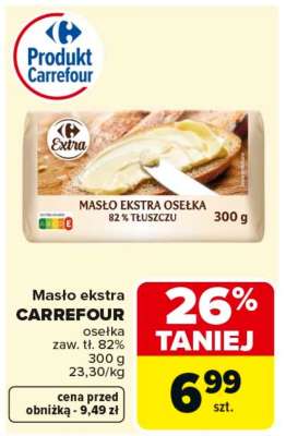 Masło ekstra Carrefour