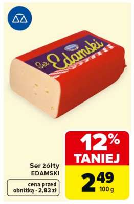 Ser żółty* EDAMSKI