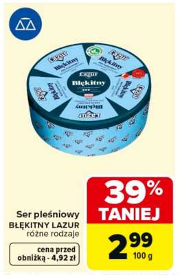 Ser pleśniowy BŁĘKITNY LAZUR