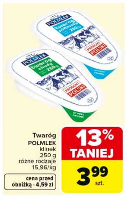 Twaróg POLMLEK klinek