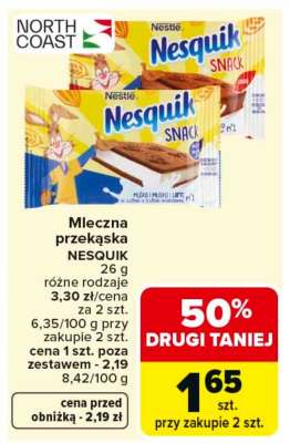 Mleczna przekąska Nesquik