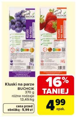 Kluski na parze BUCHCIK