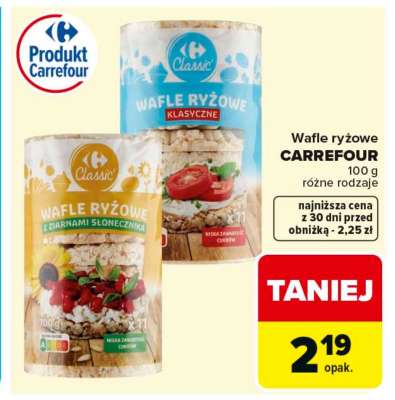 Wafle ryzowe Carrefour