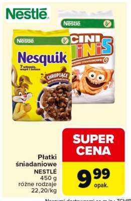 Płatki śniadaniowe NESTLÉ