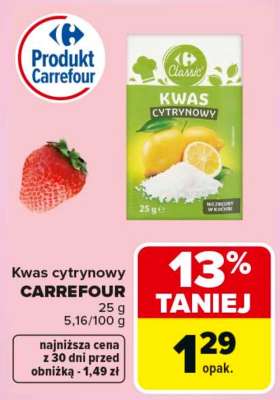 Kwas cytrynowy CARREFOUR