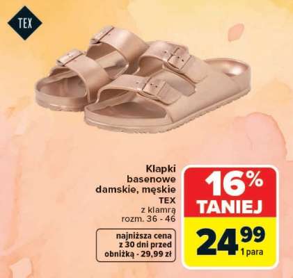 Klapki basenowe damskie, męskie
