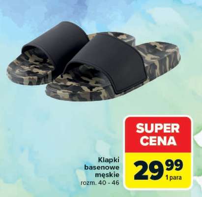 Klapki basenowe męskie