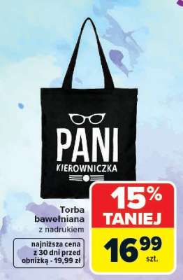 Torba bawełniana z nadrukiem