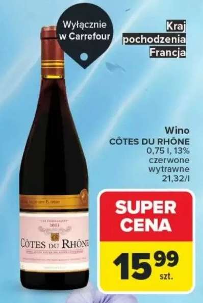 Wino CÔTES DU RHÔNE
