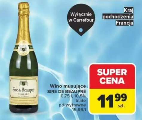 Wino musujące SIRE DE BEAUPRÉ