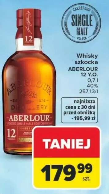 Whisky szkocka ABERLOUR 12 Y.O.