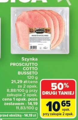 Szynka PROSCIUTTO COTTO BUSSETO
