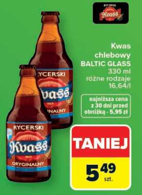 Kwas chlebowy BALTIC GLASS
