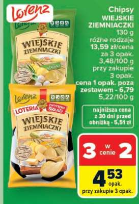 Chipsy Wiejskie Ziemniaczki
