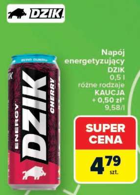 Napój energetyzujący Dzik