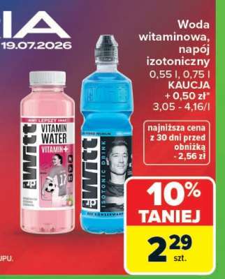 Woda witaminowa, napój izotoniczny
