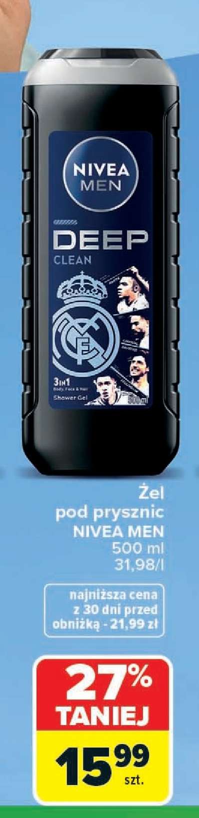 Żel pod prysznic Nivea Men