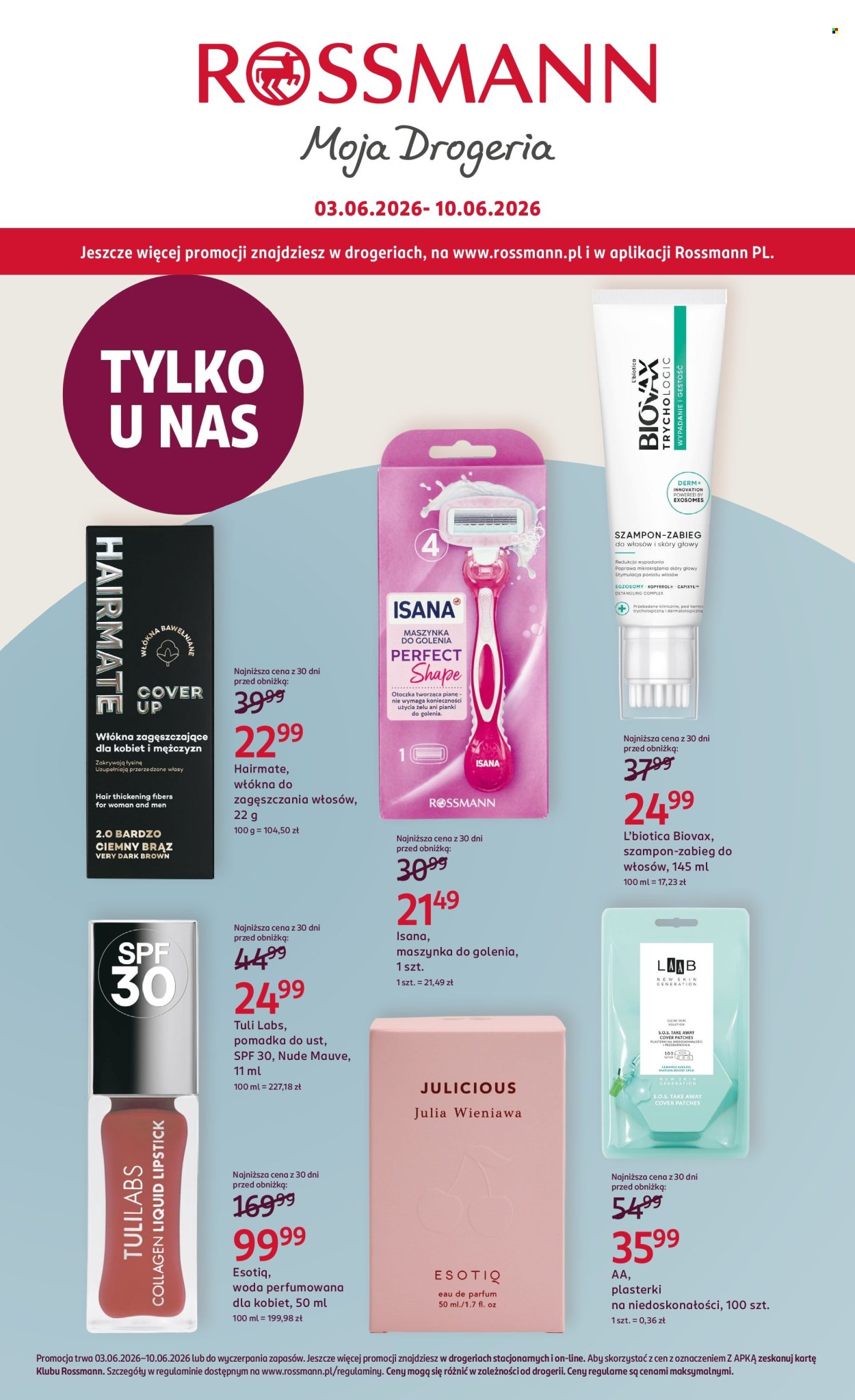 Leták Rossmann - 3.6.2026 - 10.6.2026. Strana 1