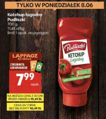 Ketchup łagodny Pudliszki