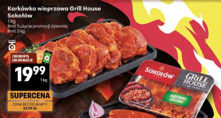 Karkówka wieprzowa Grill House Sokołów