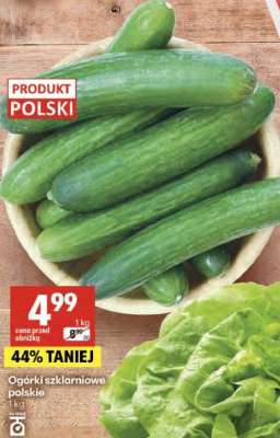 Ogórki szklarniowe polskie