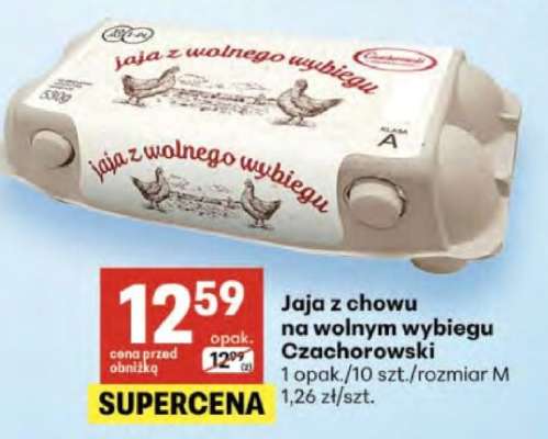Jaja z chowu na wolnym wybiegu Czachorowski