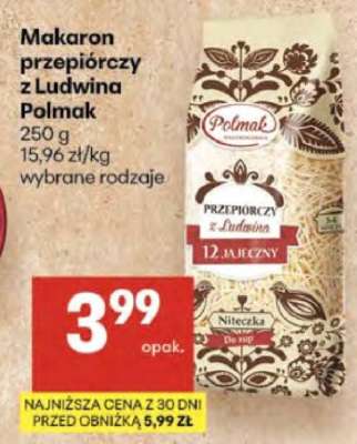 Makaron przepiórczy z Ludwina Polmak