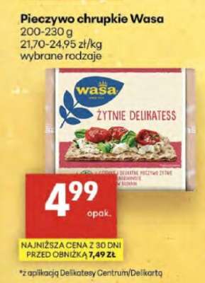 Pieczywo chrupkie WASA