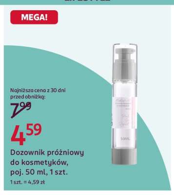 Dozownik próżniowy do kosmetyków