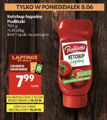 Ketchup łagodny Pudliszki