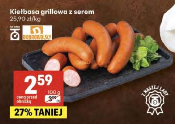 Kiełbasa grillowa z serem